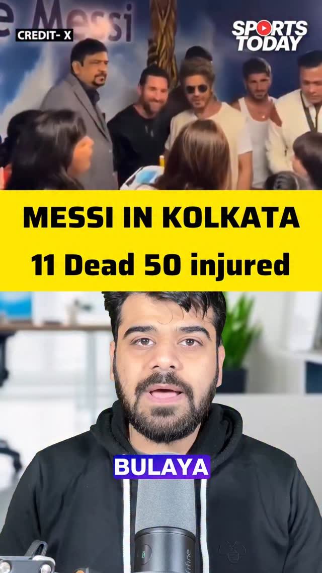 pankush.chhabra 게시물 이미지: Messi in Kolkata ✨
Sunil chhetri Jo saalon se...