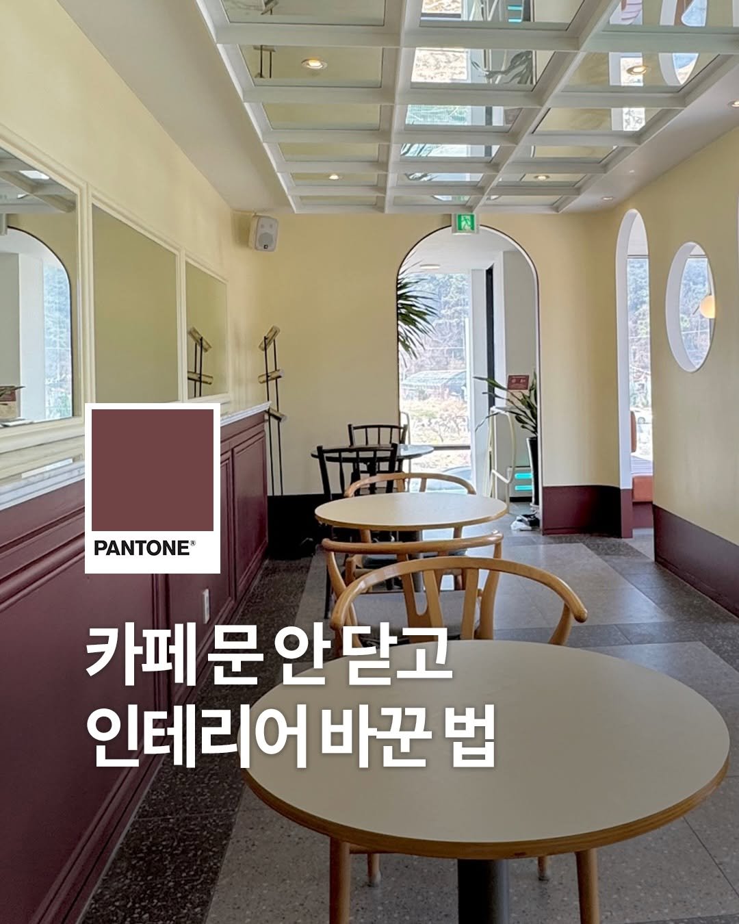 pantonepaint 게시물 이미지: ⠀
”2층은 페인트칠 중인지 몰랐어요.“
⠀
카페 1층은 평소처럼 운영을...