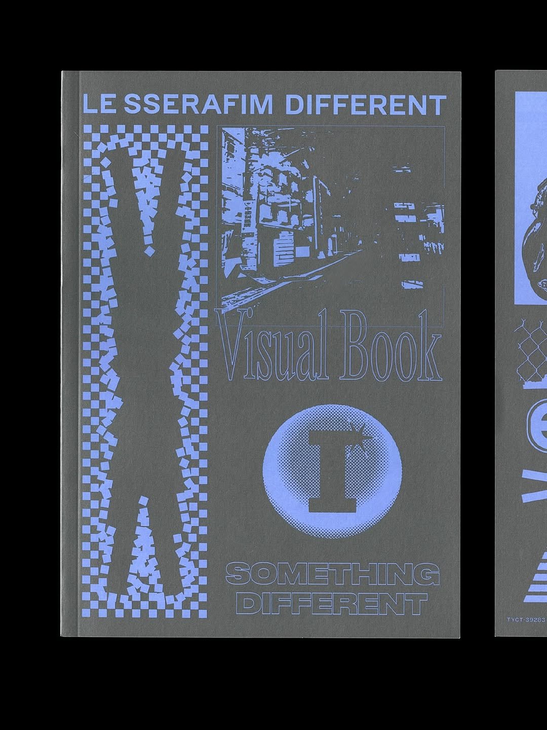 Photo shared by paper press on November 03, 2025 tagging @le_sserafim. May be an image of poster and text that says 'LE LESSERAFIMDIFFERENT SSERAFIM DIFFERENT 미리 ፍጥቹ ncи isual Book SOMETHING DIFFERENT TYCT 39283'.