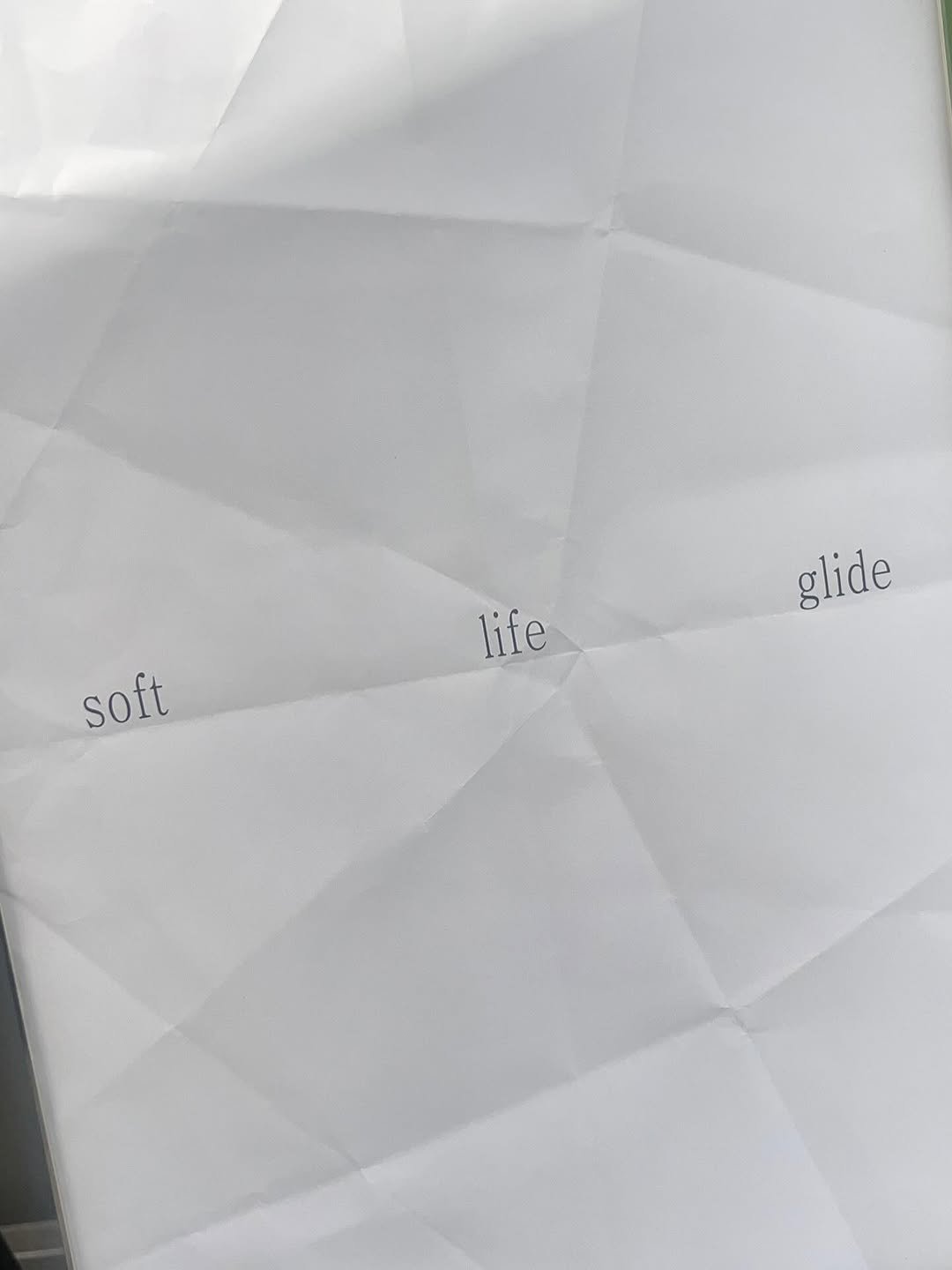 Photo shared by Soft Life Glide on September 26, 2025 tagging @paper_press. May be an image of placemat, napkin and text that says 'soft life glide'.
