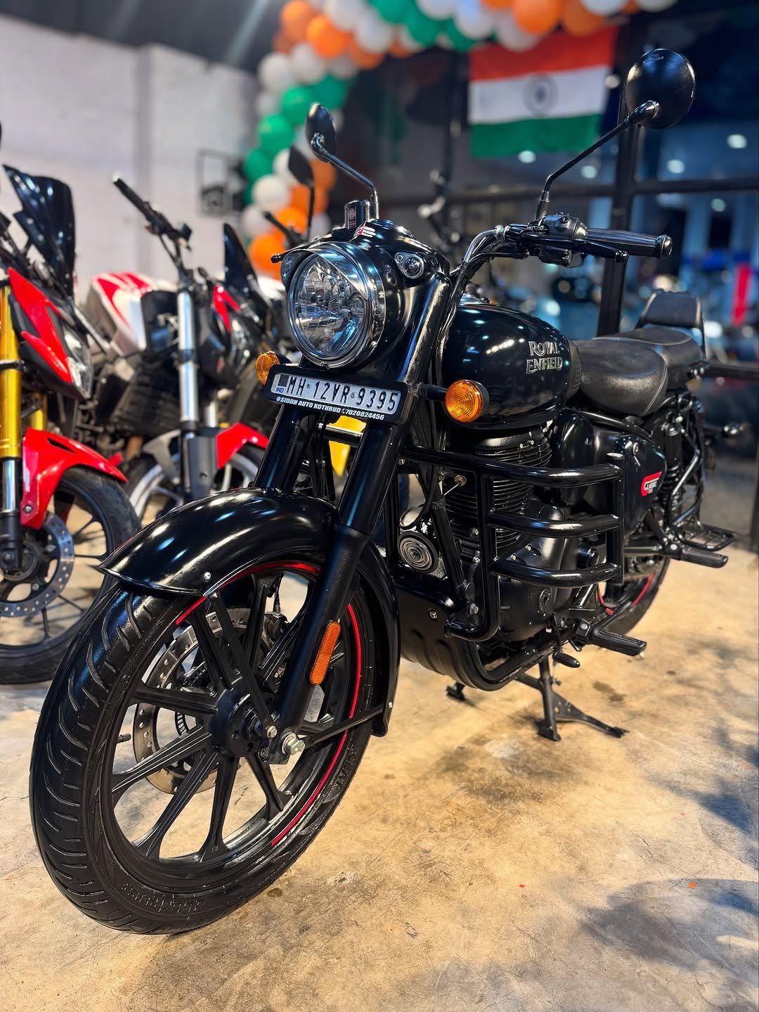 Photo by Parshwa Auto on August 20, 2025. May be an image of motorcycle and text.