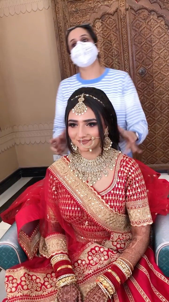 parulgargmakeup 게시물 이미지: My Pretty Pretty Bride ❤️

MUA :...