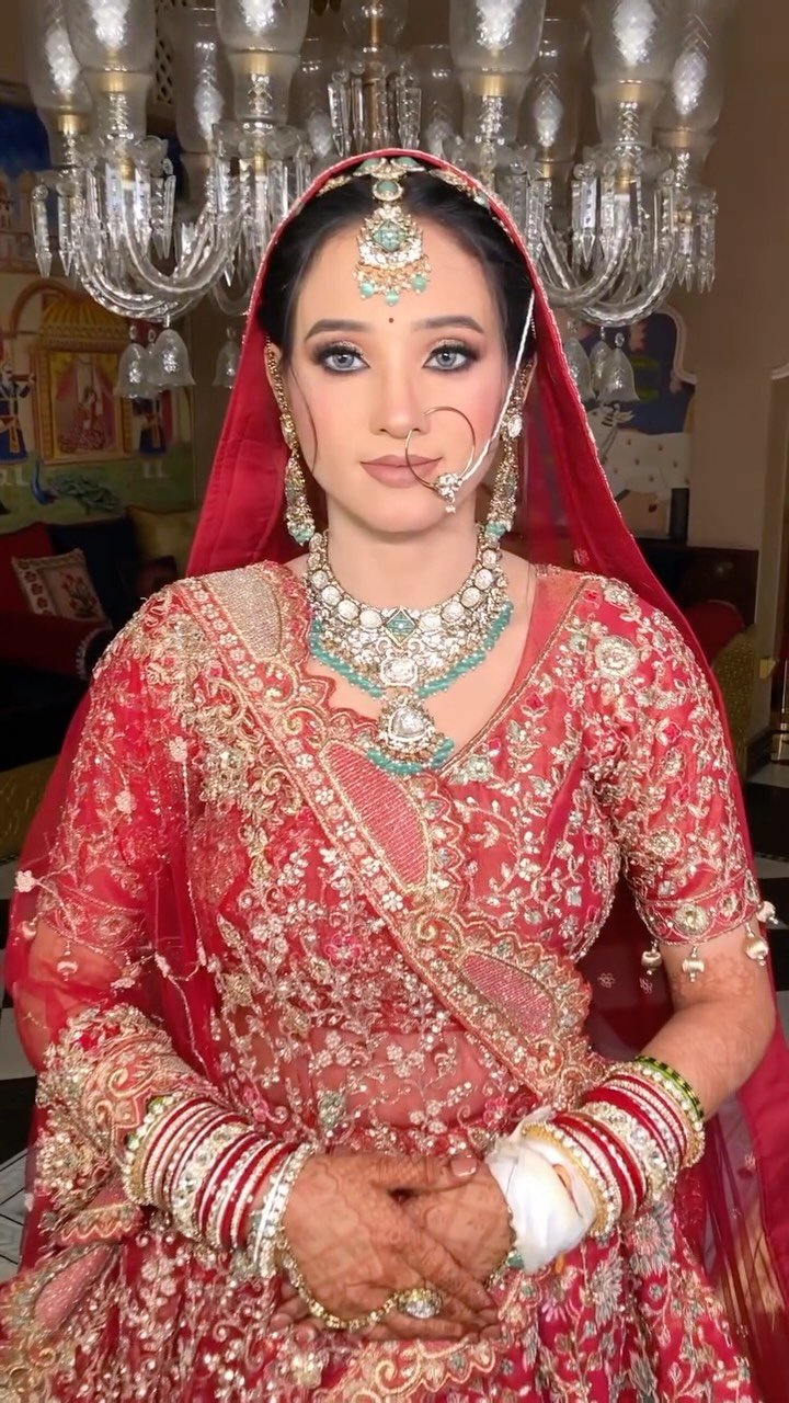 parulgargmakeup 게시물 이미지: Beautiful Makeover for our Gorgeous Bride...