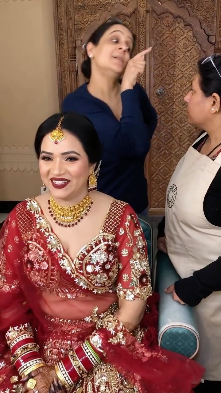 parulgargmakeup 게시물 이미지: So much fun with my gorgeous gorgeous bride...