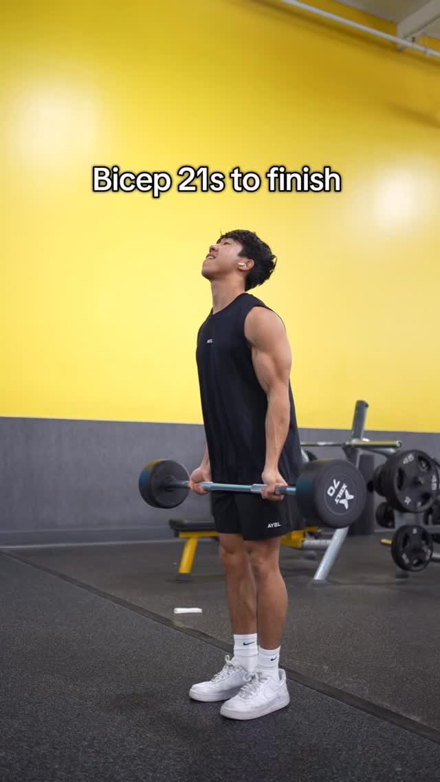 pathradecha 게시물 이미지: When I first started lifting, bicep 21s were a...