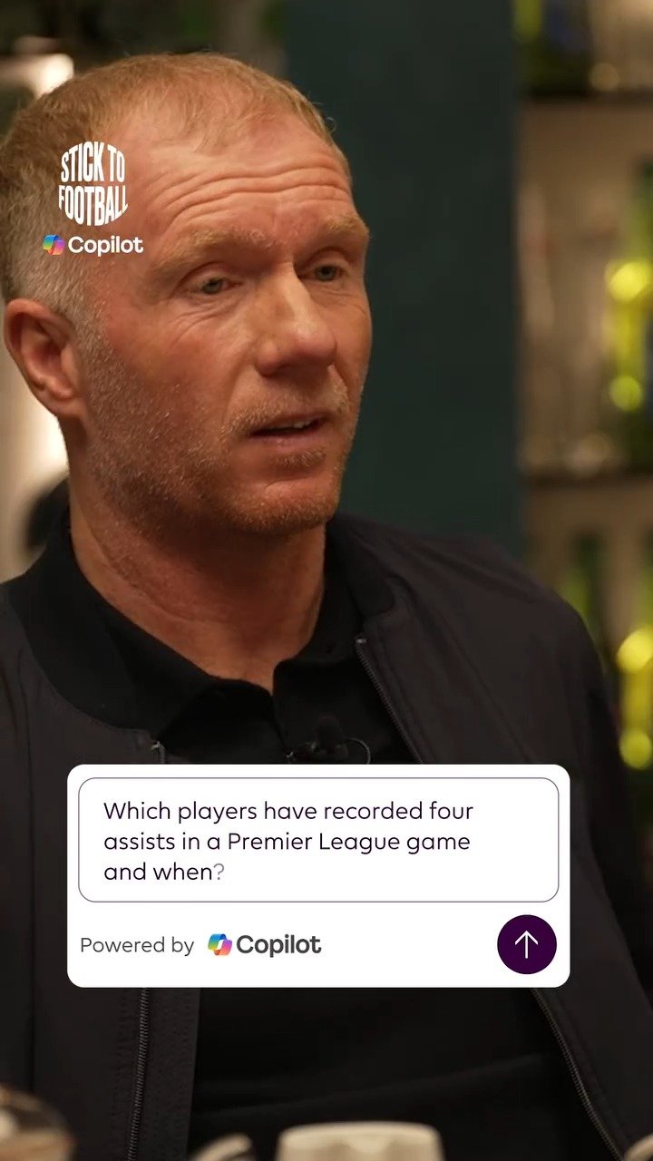 paulscholesaaa 게시물 이미지: Four assists in one game? That’s an elite...