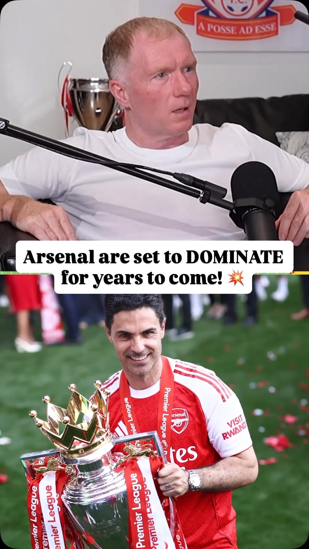 paulscholesaaa 게시물 이미지: Paul Merson, Arsenal legend, says the main...