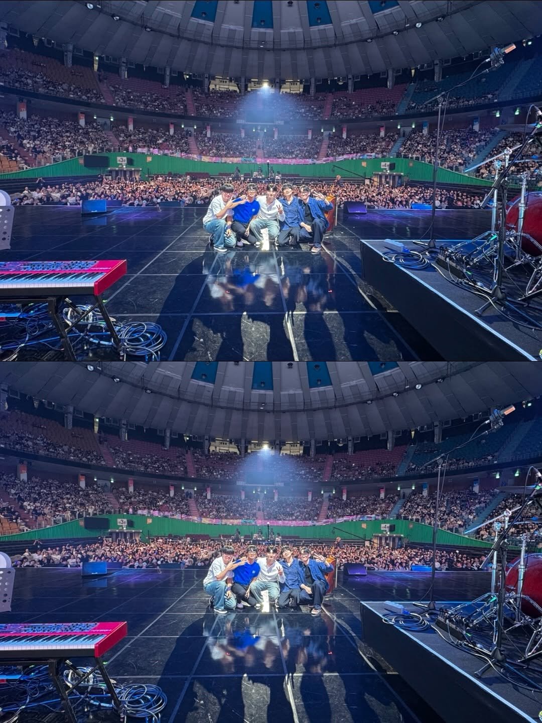 Photo shared by 박찬영 | Chanyoung Park on September 19, 2025 tagging @squid868_, @wtfpiano, @mudioteque, and @yeo_jinwoo. May be an image of 10 people and text.