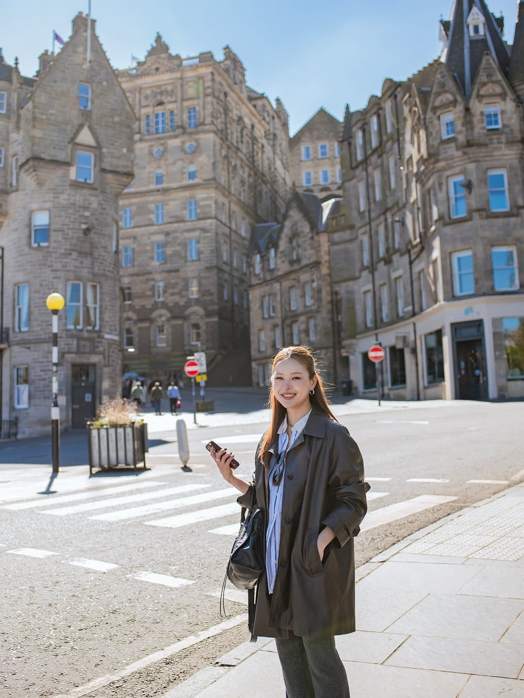 Photo shared by 이나 | Ena on September 11, 2025 tagging @london.gil. May be an image of kilt and text.