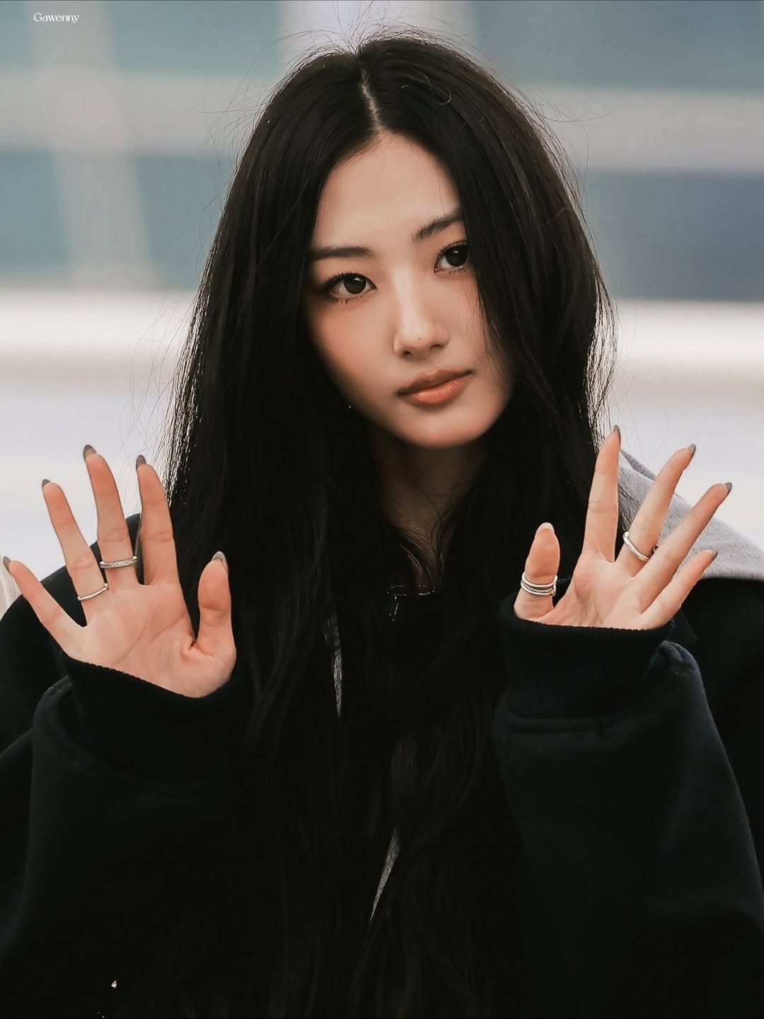 Photo shared by 이나 | Ena on November 24, 2025 tagging @enathin9. May be an image of one or more people, hair and text.