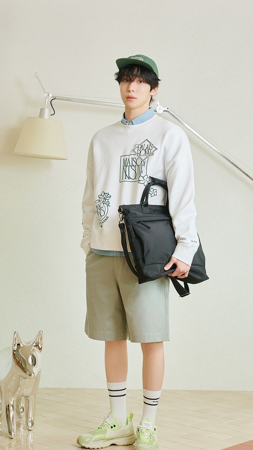 pearl_1918_ 게시물 이미지: ATEEZ’s YUNHO wears Maison Kitsuné...