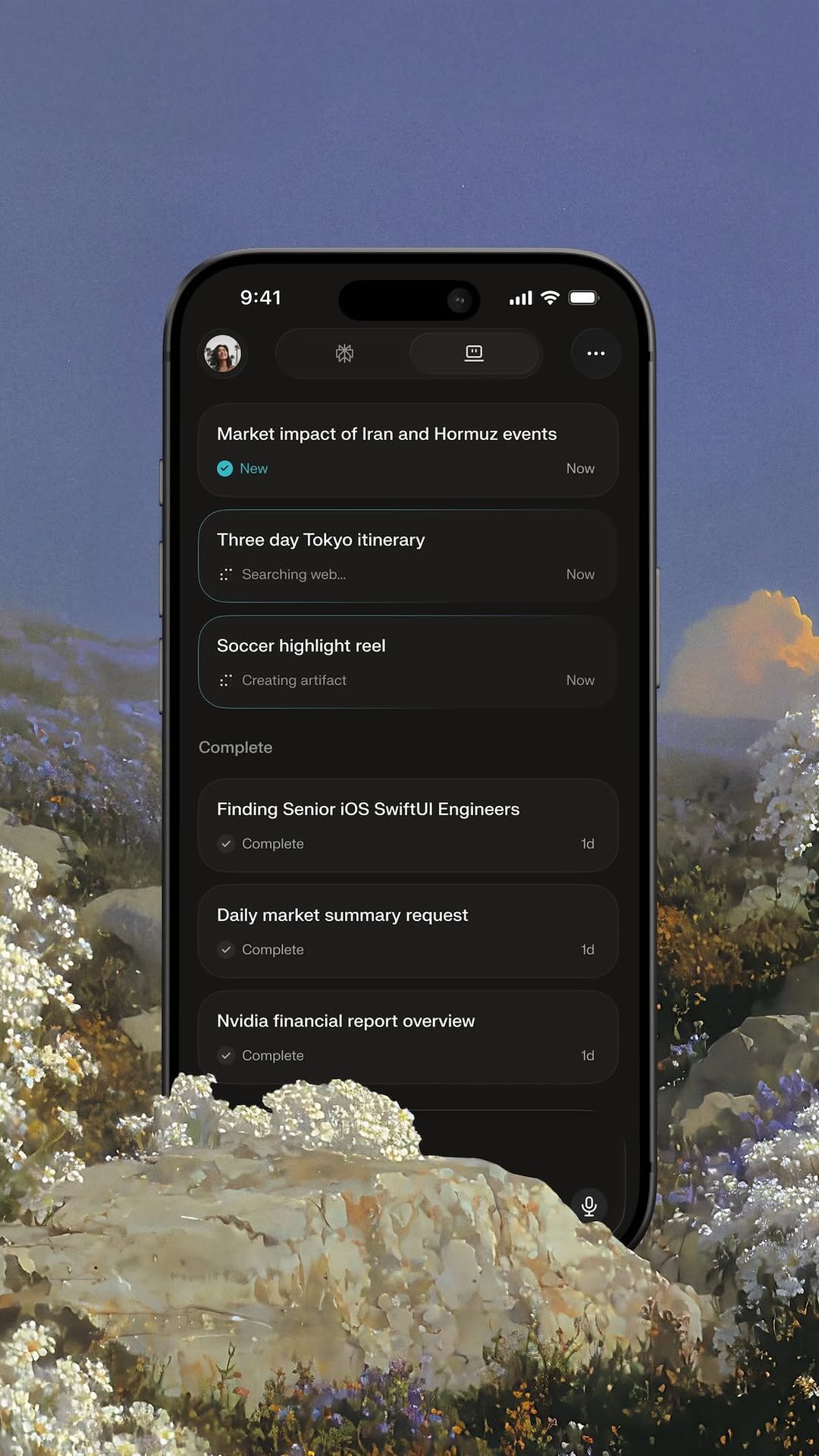 perplexity 게시물 이미지: Perplexity Computer is now on mobile.

Start...