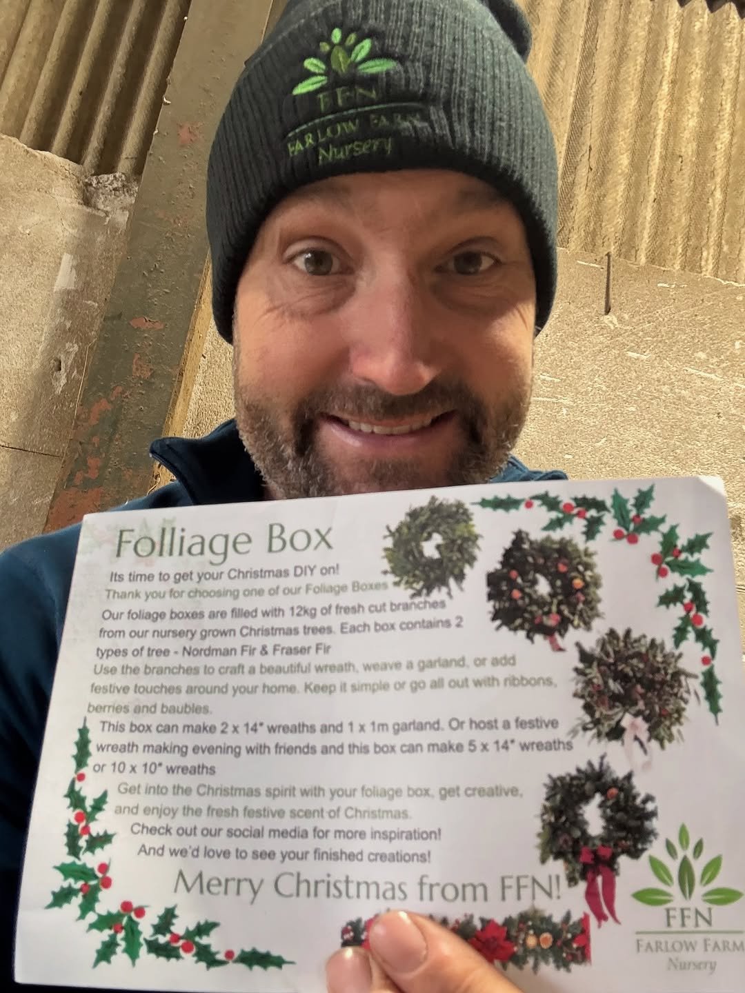 Photo by David Wheatley on November 13, 2025. May be an image of box, tree and text.