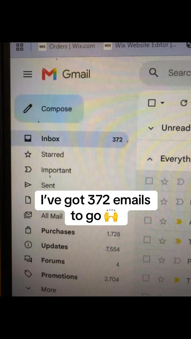 petitepeonys 게시물 이미지: I’ve got 372 emails to go 🙌