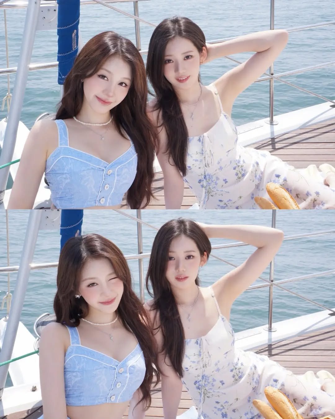 pharita.babymonster 게시물 이미지: Summer with Rorita 👀 💙🤍 

©Weverse Babymonster