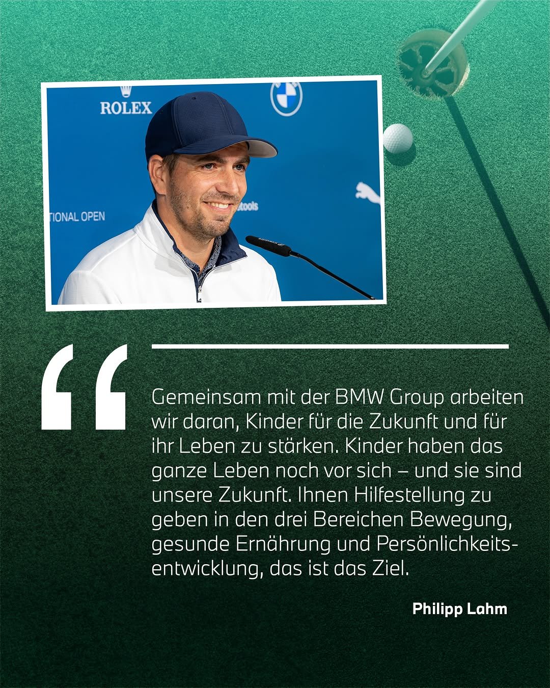 philipplahm 게시물 이미지: Auch in diesem Jahr unterstützt die BMW Group...