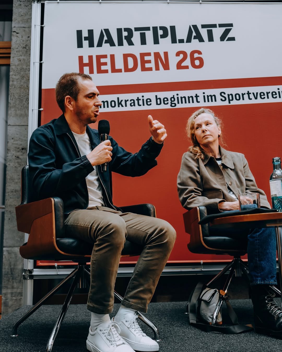 philipplahm 게시물 이미지: Gestern in Berlin auf dem Panel „Demokratie...