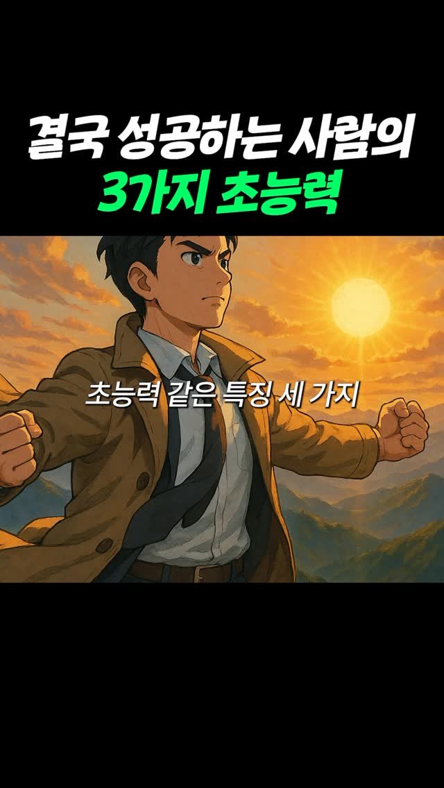 philotic_book 게시물 이미지: 결국 성공하는 사람들의 초능력 같은 특징 3가지