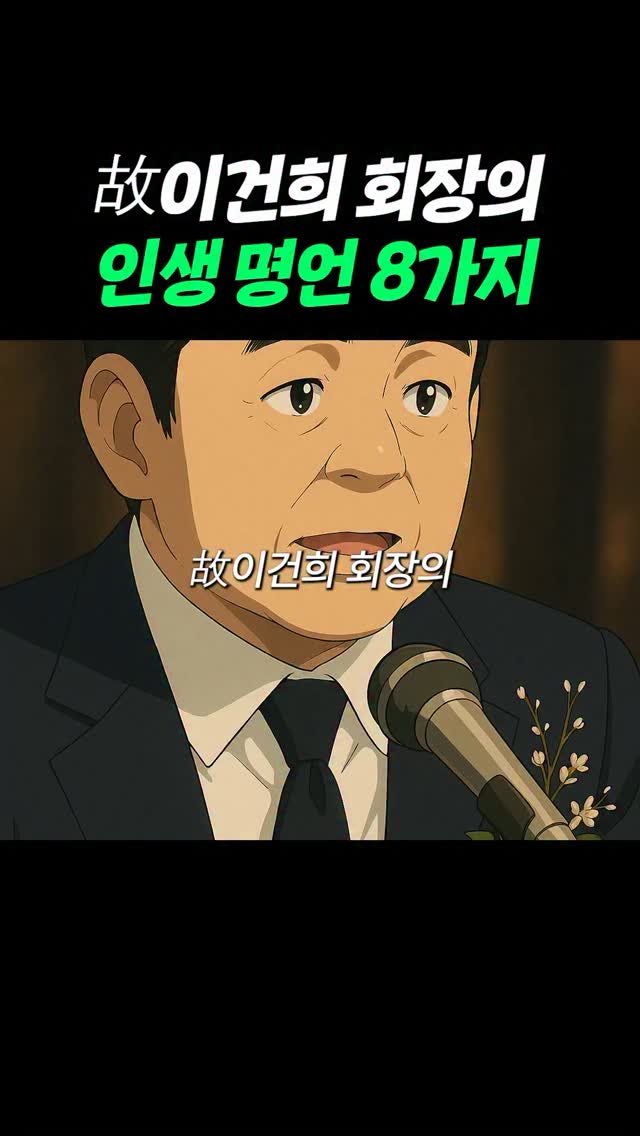 philotic_book 게시물 이미지: 故이건희 회장의 인생 명언 8가지