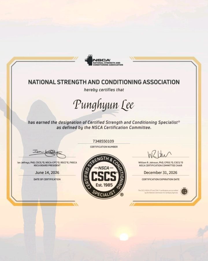 physio_fitterpung 게시물 이미지: ✅ CSCS 합격을 위한 핵심정리가 필요하신 분은
댓글에 "CSCS"...