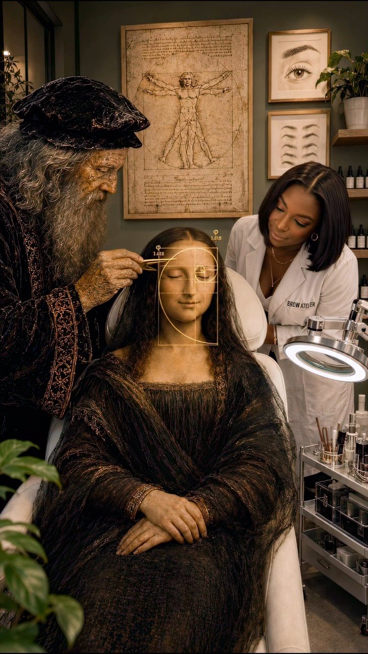 picsart 게시물 이미지: Created by @picsart POV: da Vinci does brows —...