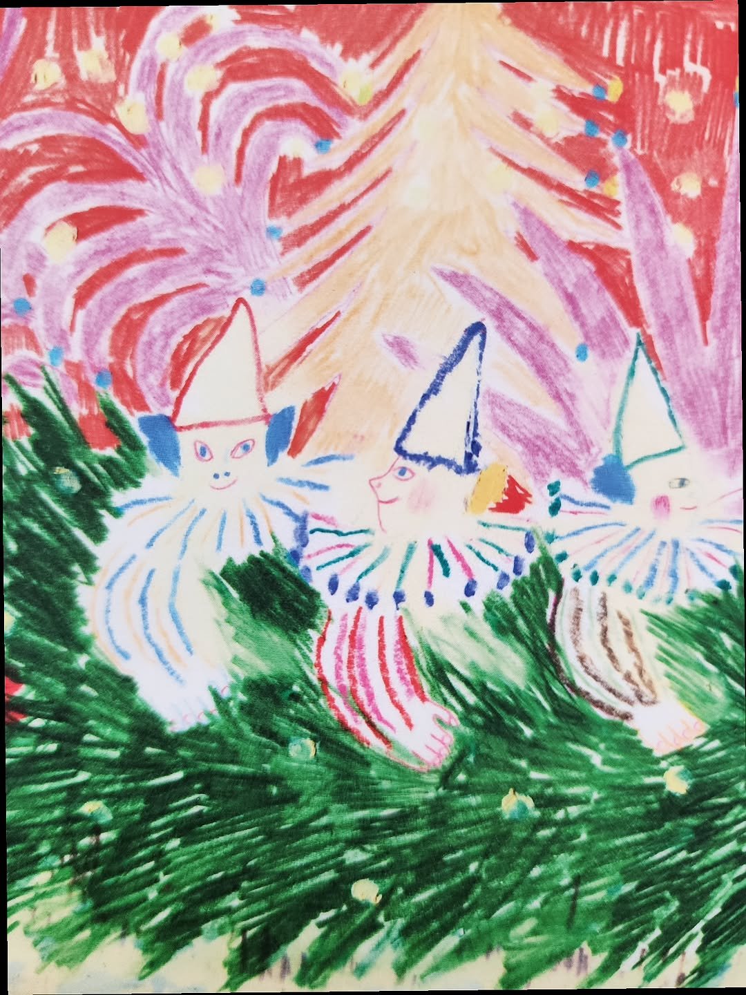 Photo shared by 그림책공작소 on December 31, 2025 tagging @seosooc. May be an image of tinsel, fireworks and text.