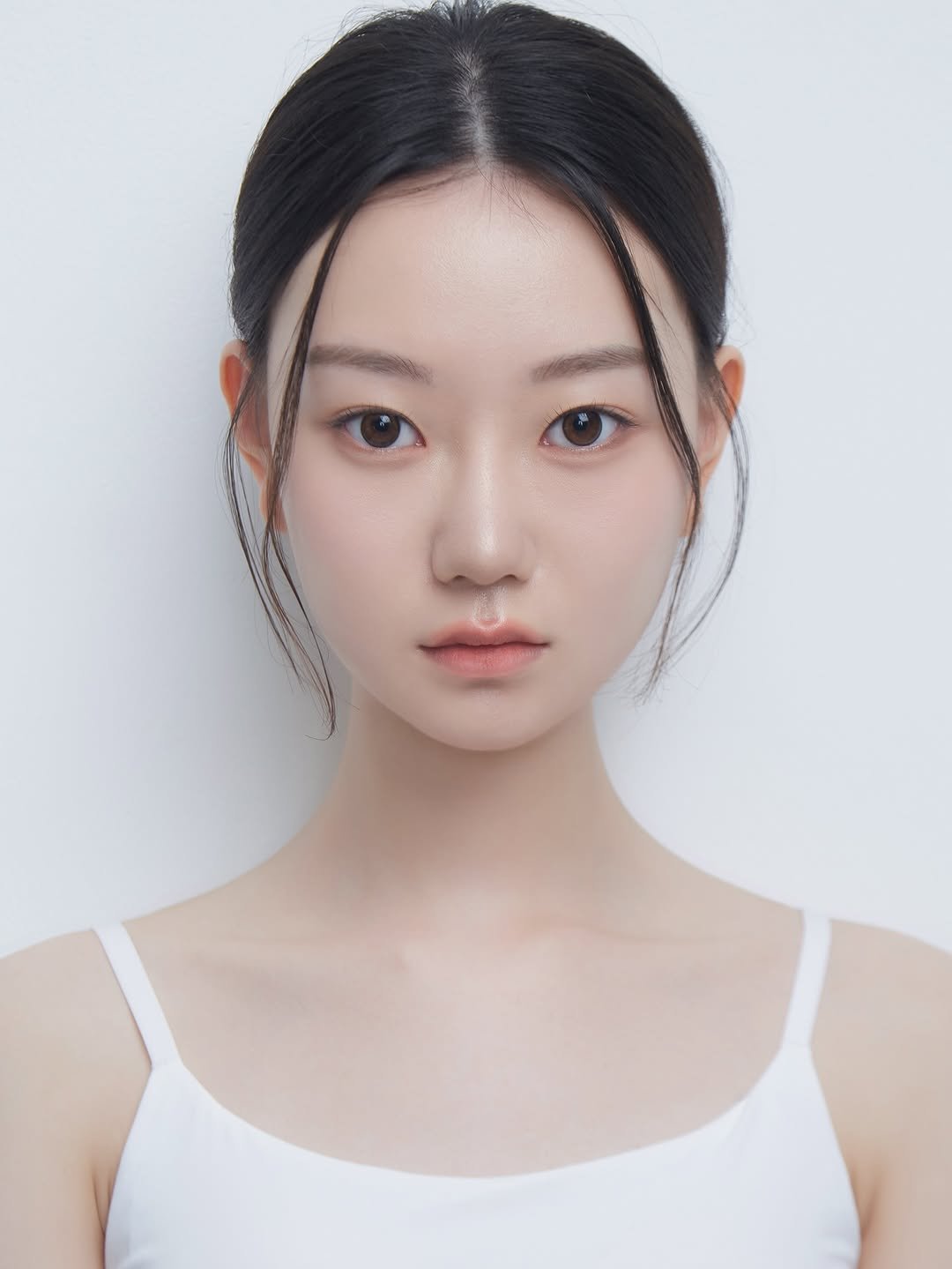 Photo shared by 피다스튜디오 프로필사진 배우프로필 연주자프로필 개인프로필 on August 15, 2025 tagging @pidastudio_official. May be an image of 1 person, braids, makeup and text.