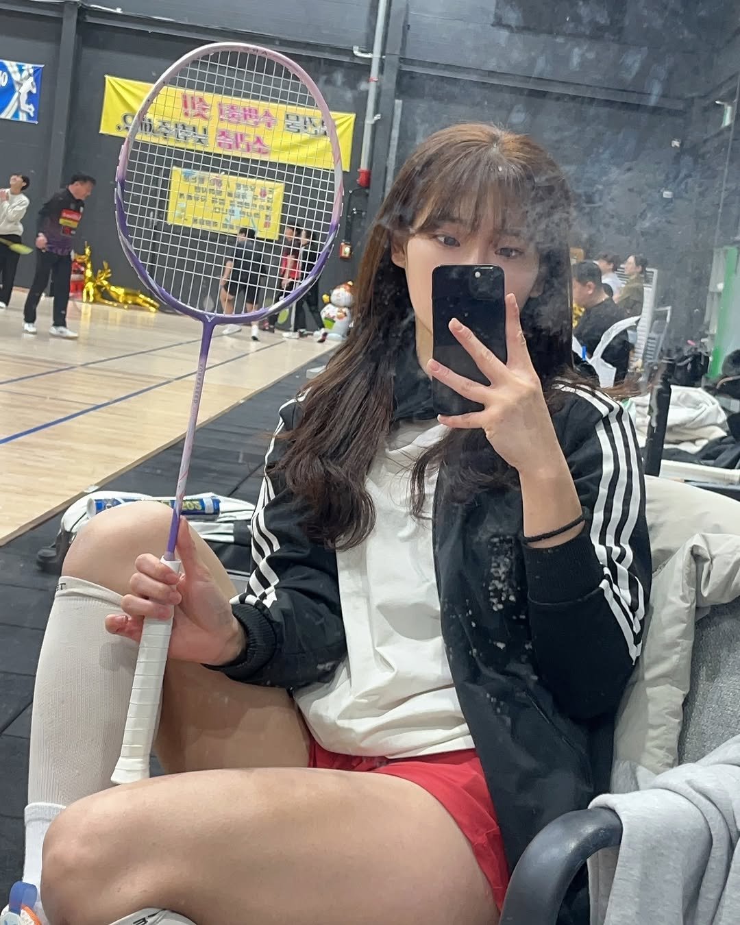 Photo shared by 배드민턴 이송희🏸 on February 07, 2025 tagging @victorsport_korea.