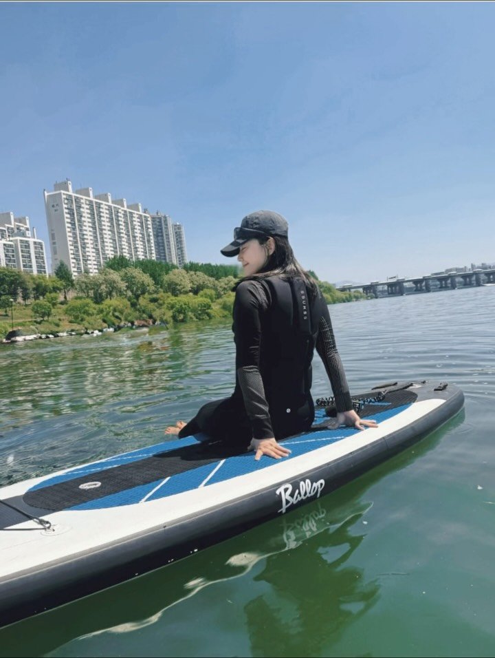 pilates_ell 게시물 이미지: #supfitness #원데이클래스 🏄‍♀️

겨울이 있는 한국에서 이렇게 패들보드...
