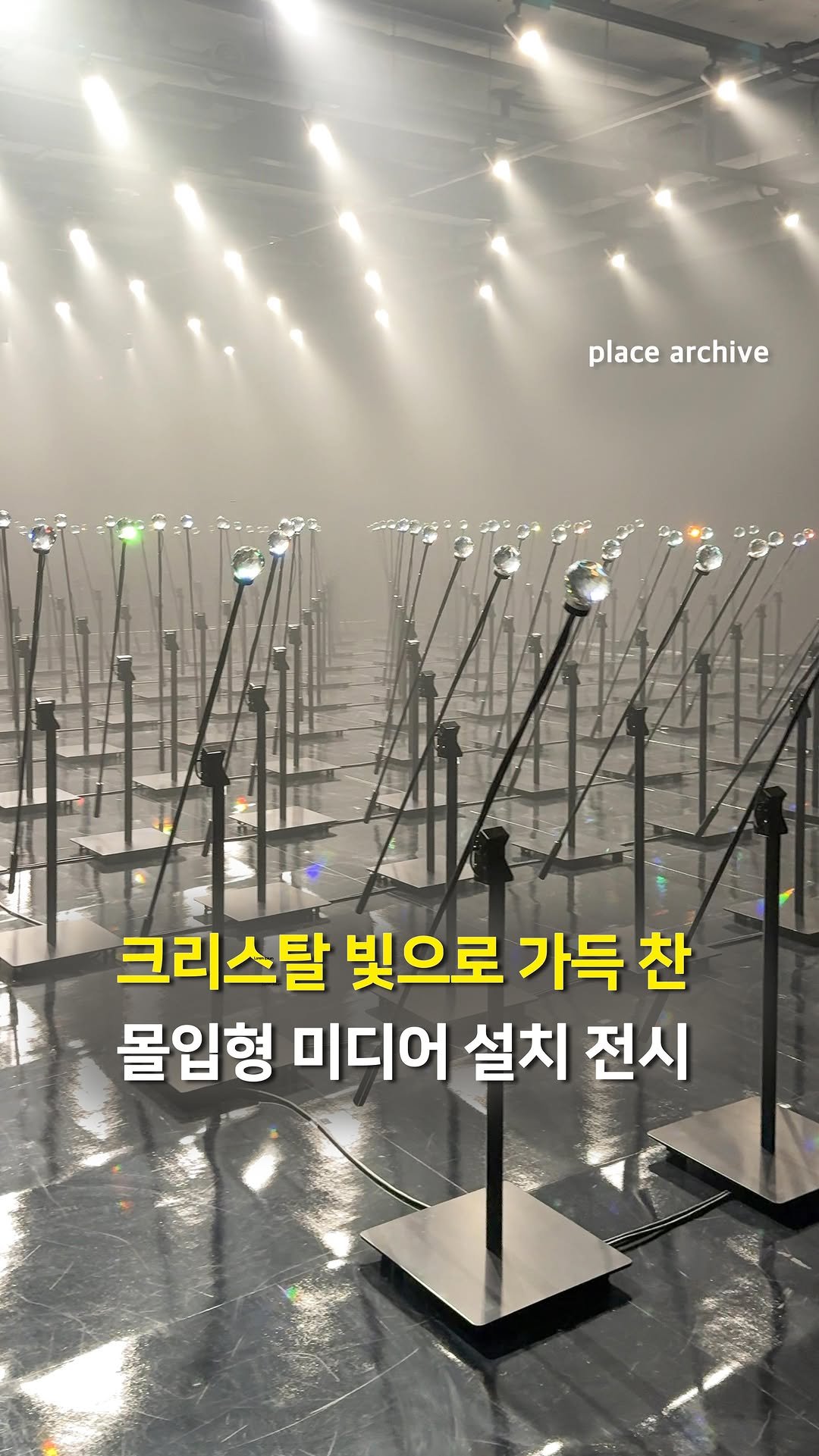 place_archive 게시물 이미지: 크리스탈 빛으로 가득 찬 DDP 새 전시💎
144개의 크리스탈로 가득 찬
몰입형...