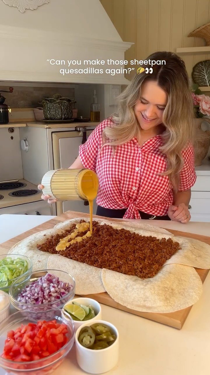 plantyou 게시물 이미지: 🌮Sheet Pan Quesadillas, this time with no...