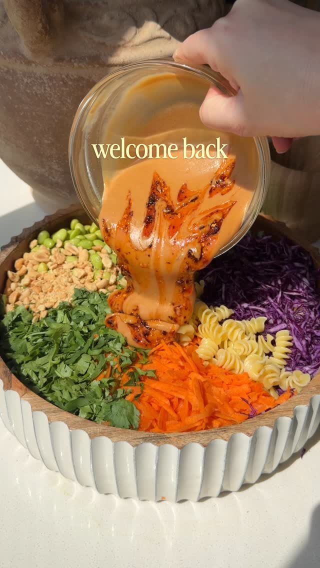 plantyou 게시물 이미지: peanut pasta salad now at PlantYou dot com...