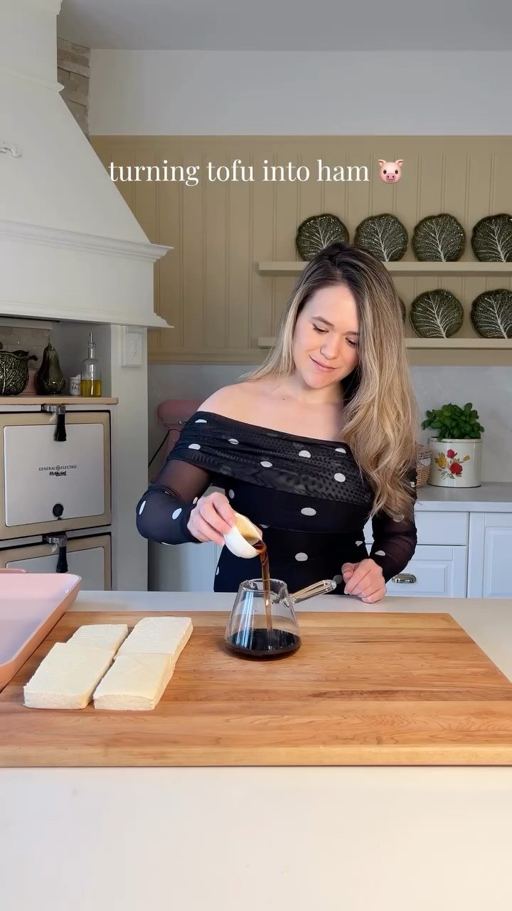 plantyou 게시물 이미지: 🐷 maple dijon tofu ham (googl’ PlantYou ham...
