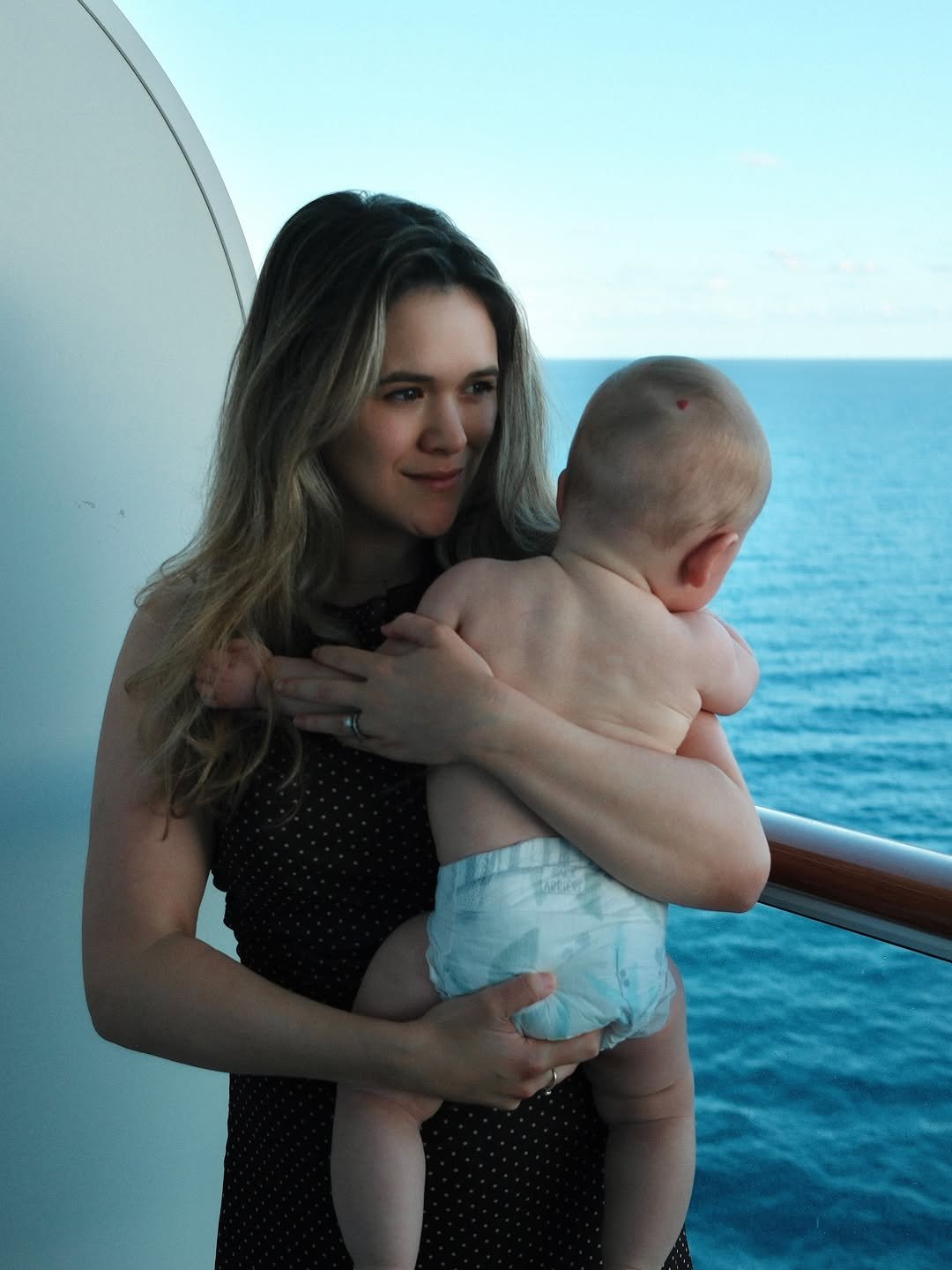 Photo by Carleigh Bodrug on February 14, 2026. May be an image of baby, diaper, ship, ocean and text.