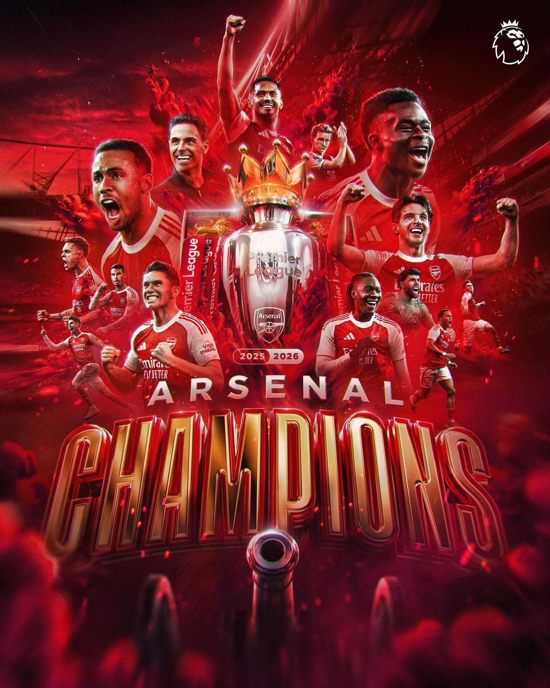 plinusa 게시물 이미지: ARSENAL ARE PREMIER LEAGUE CHAMPS! 🏆

Man...