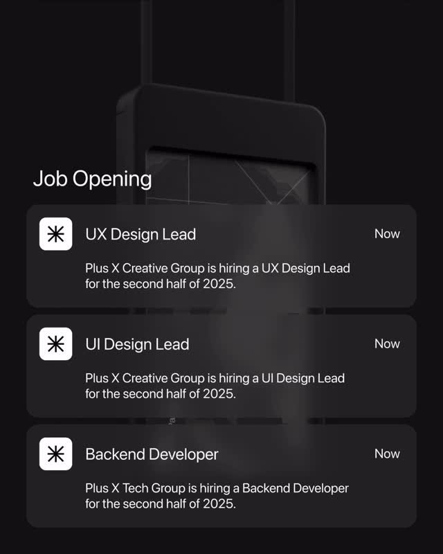 plusx_creative 게시물 이미지: ✚ Plus X New Hiring
우리는 전략과 디자인, 기술이 하나의 흐름이...