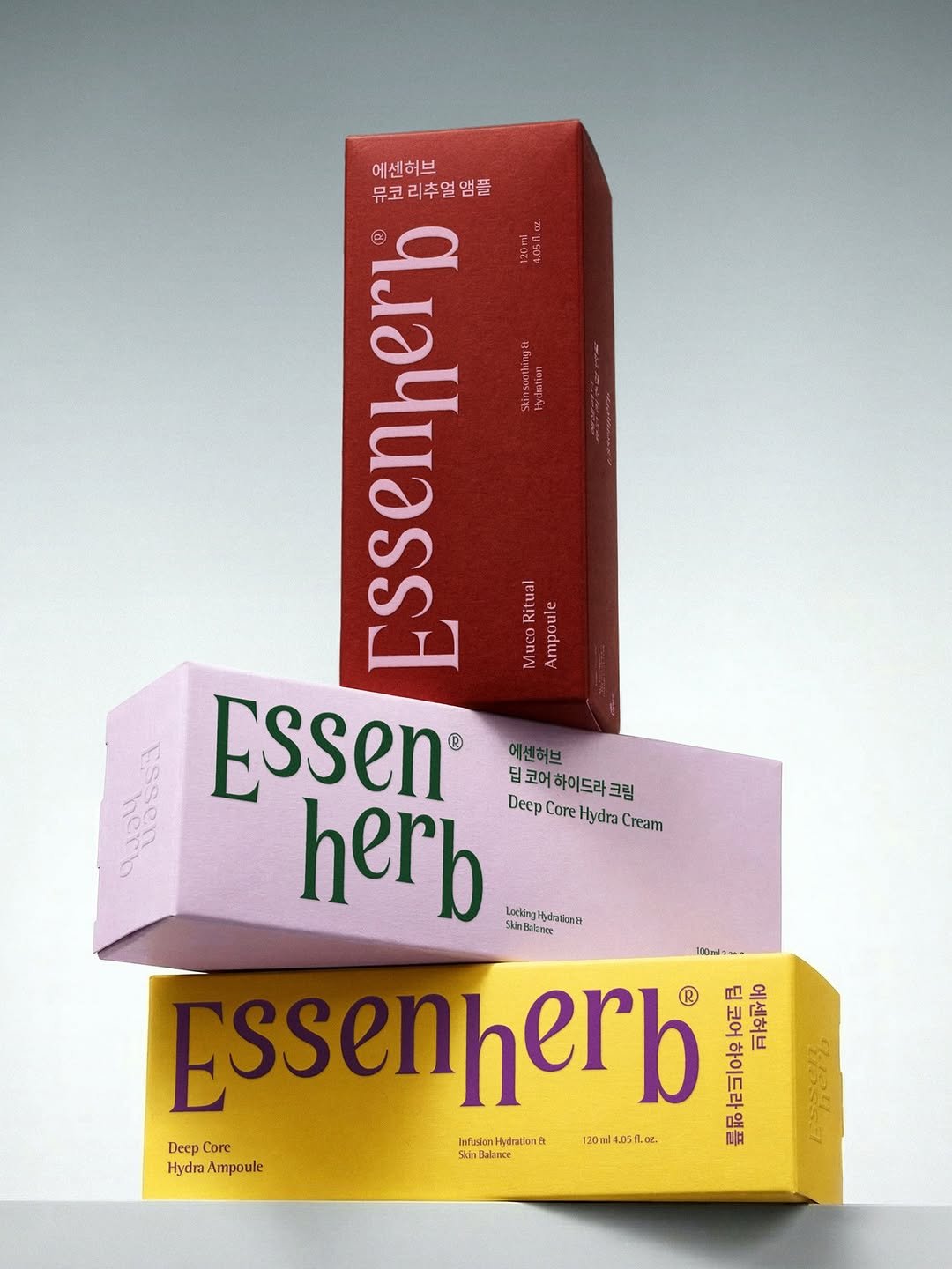 plusx_creative 게시물 이미지: 02. Essenherb BI Renewal — Visual System &...