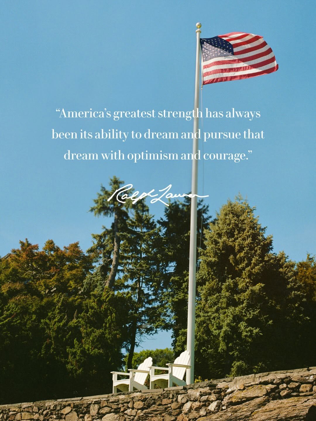 poloralphlauren 게시물 이미지: “America’s greatest strength has always been...