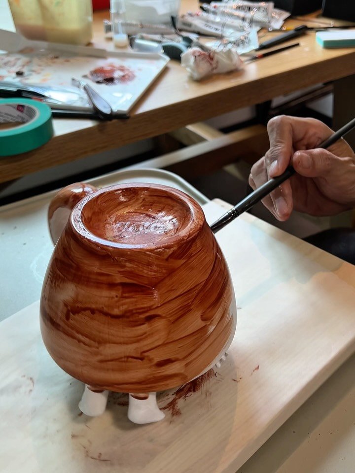 ponybrown.now 게시물 이미지: I’ve been busy painting the sculptures.
Even...