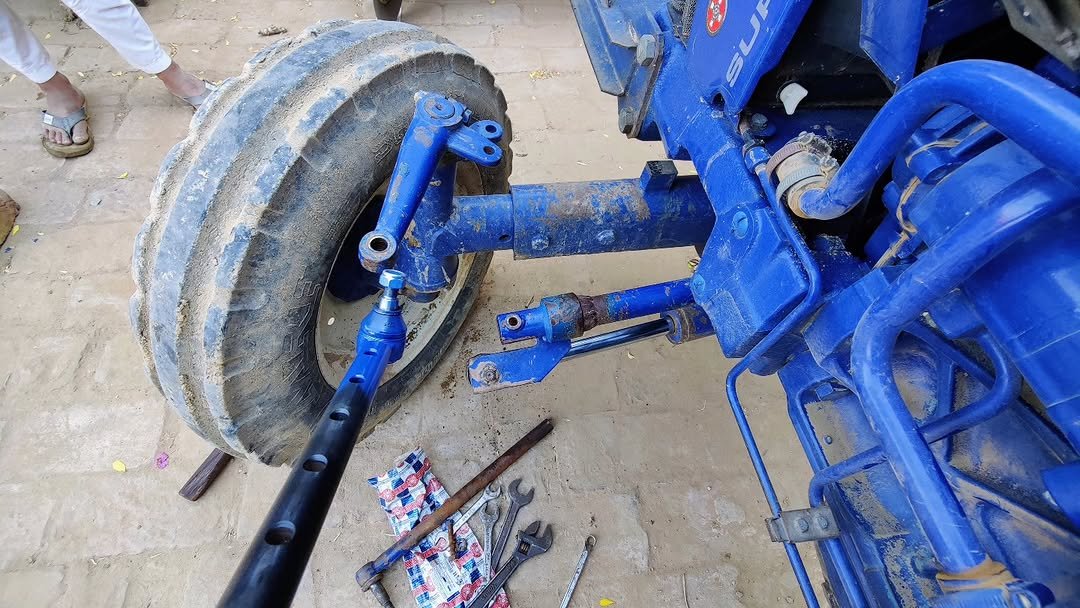 Photo by Poonia Krishi Farm on October 30, 2025. May be an image of dune buggy, tractor, buggy and text.