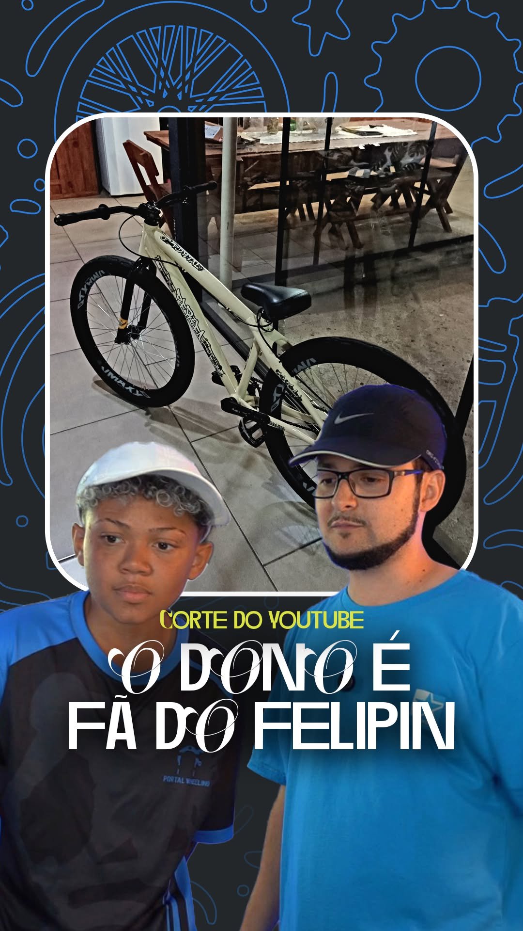 portalwheeling 게시물 이미지: Se é fã do @felipin.wgbike, aí a bike é top,...