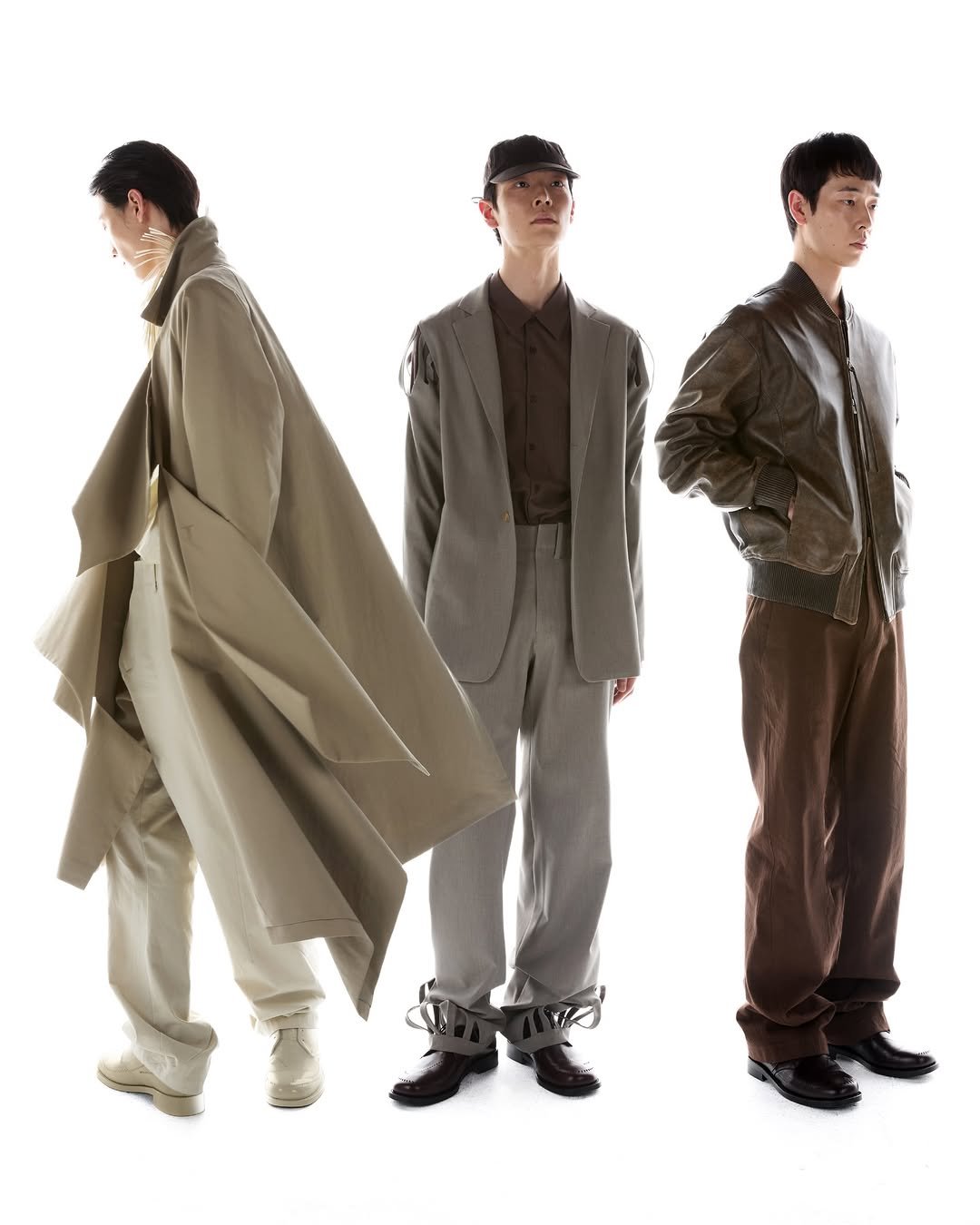 Photo by POST ARCHIVE FACTION (PAF) on February 04, 2026. May be an image of duffle coat, overcoat, suit, cloak, military uniform, parka and text.