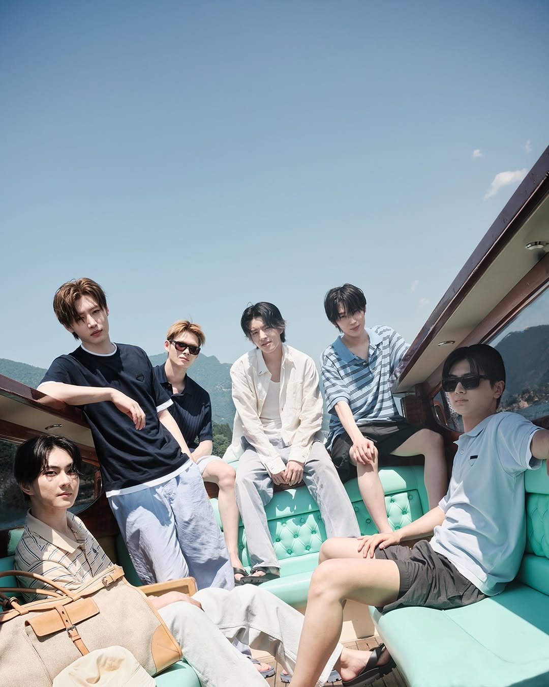prada 게시물 이미지: Prada Ambassadors ENHYPEN, spotted at Lake...