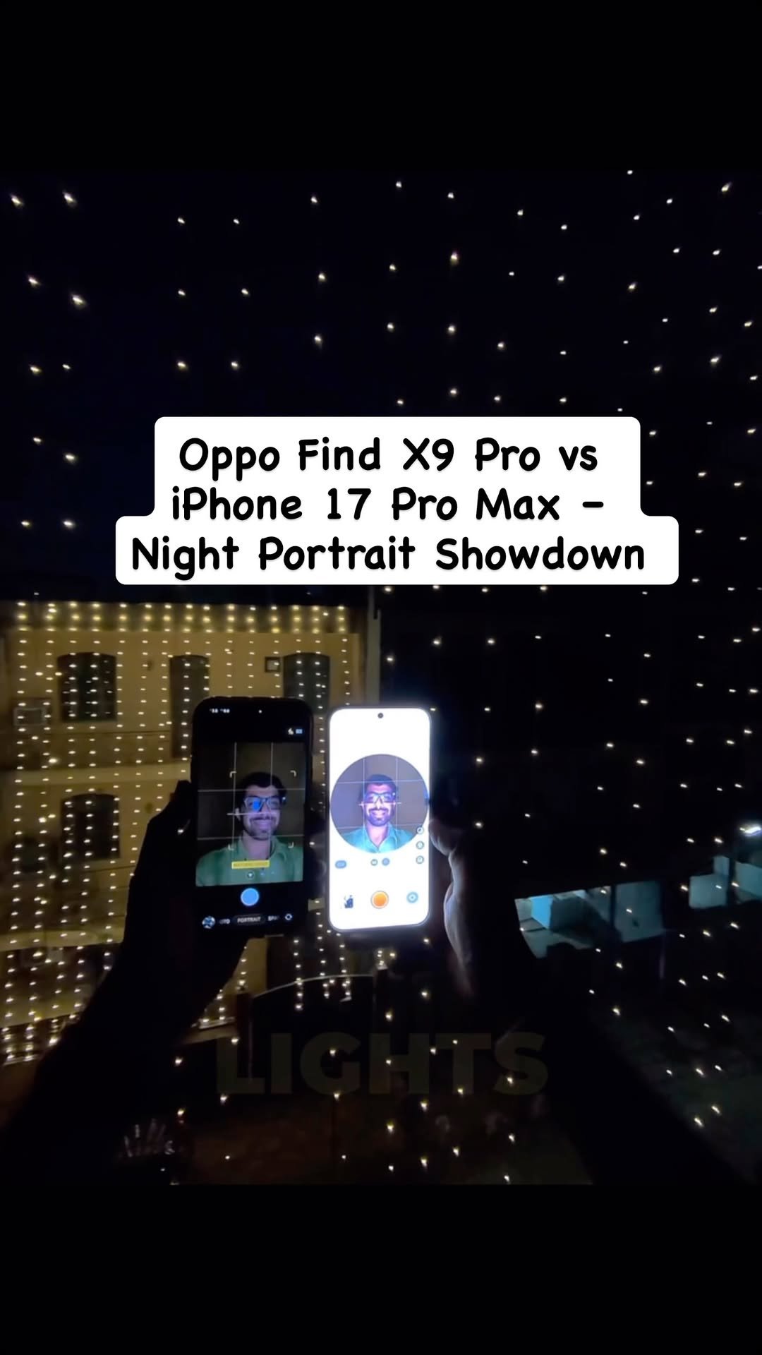 praveenbhat 게시물 이미지: Front camera night portrait mode face-off 💥...