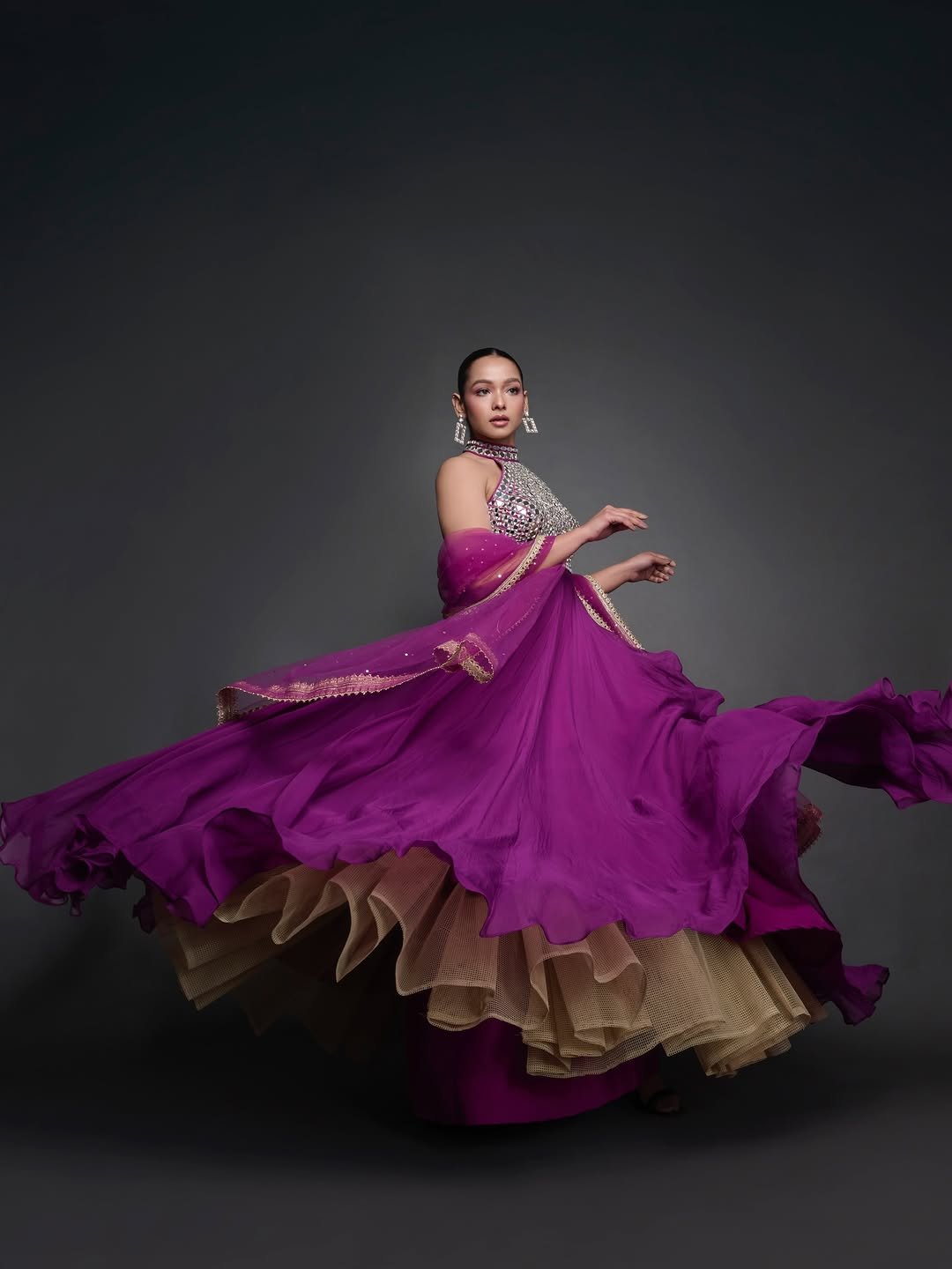 Photo shared by Praveen Bhat Photography on February 10, 2026 tagging @praveenbhatphotography. May be an image of gown, dress and text.