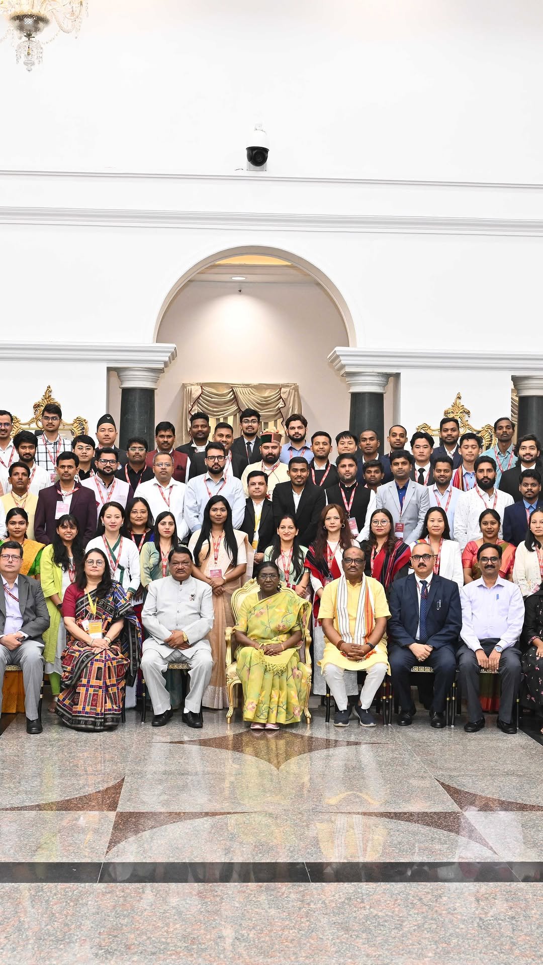 presidentofindia 게시물 이미지: A group of beneficiaries of the Ministry of...
