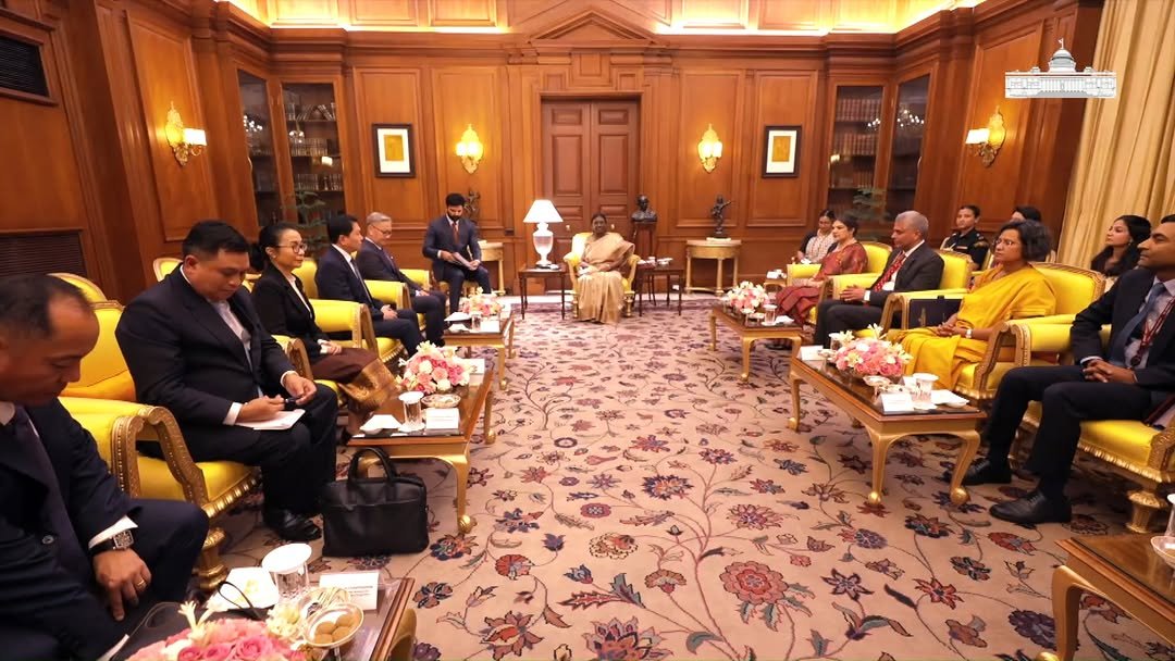 presidentofindia 게시물 이미지: Deputy Prime Minister and Foreign Minister of...