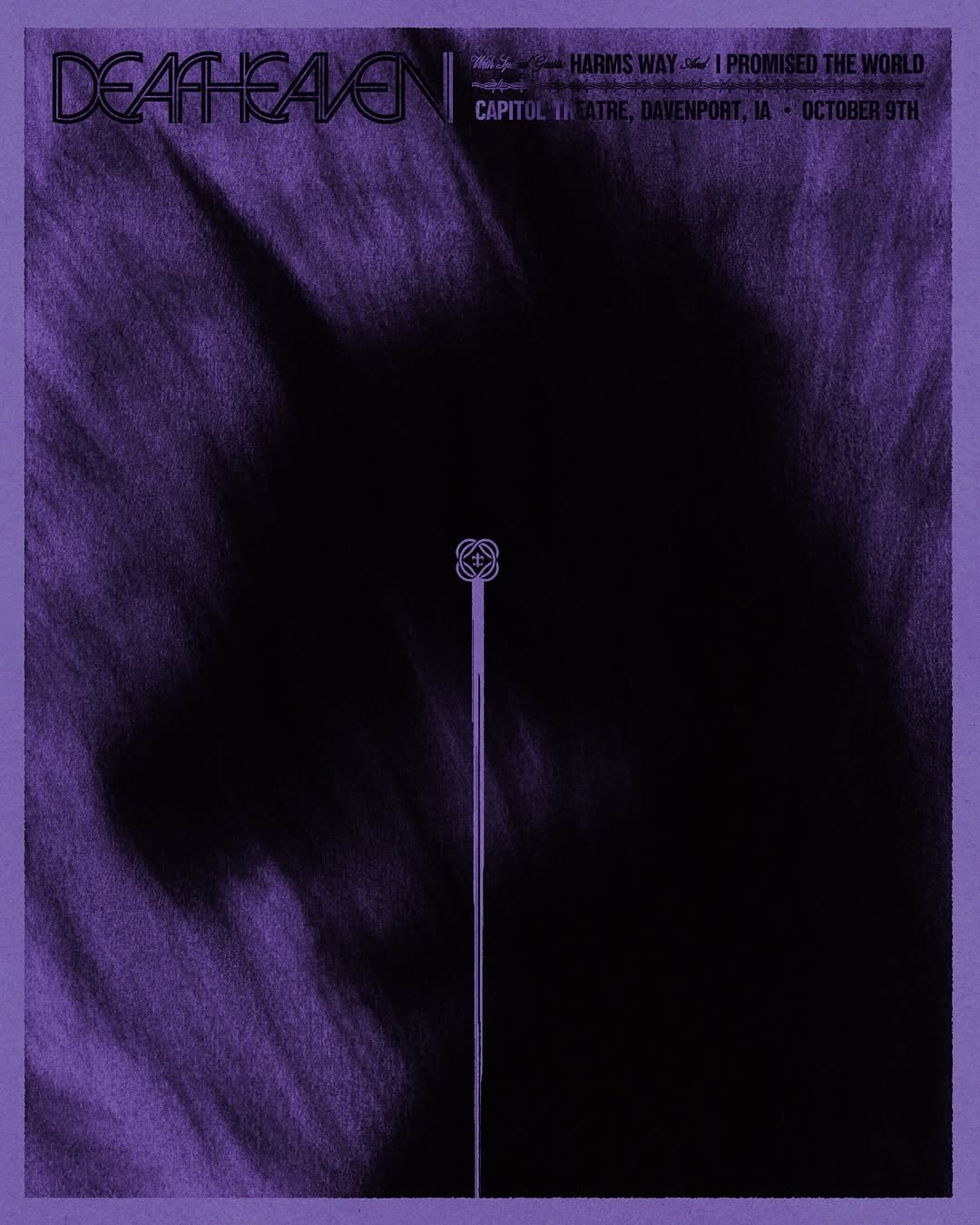 Photo shared by 팟 POT on October 06, 2025 tagging @deafheavenband. May be an image of poster.