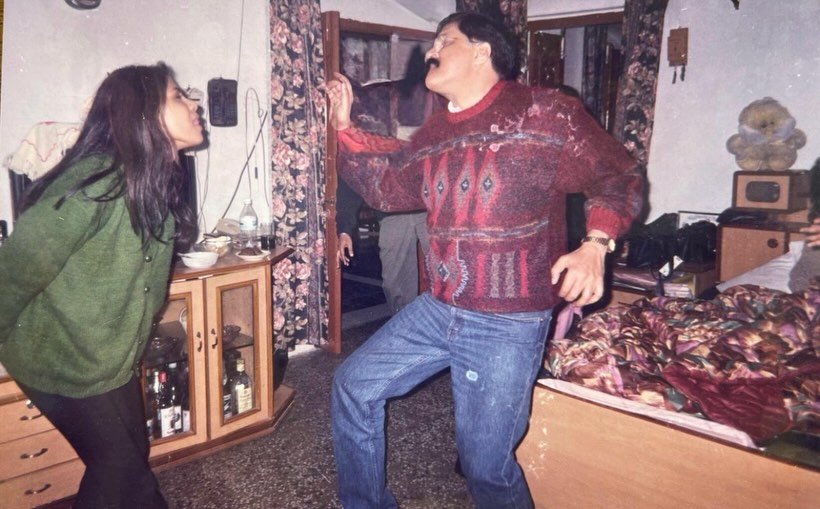 priyankachopra 게시물 이미지: You and I dancing together always. Miss u dad...