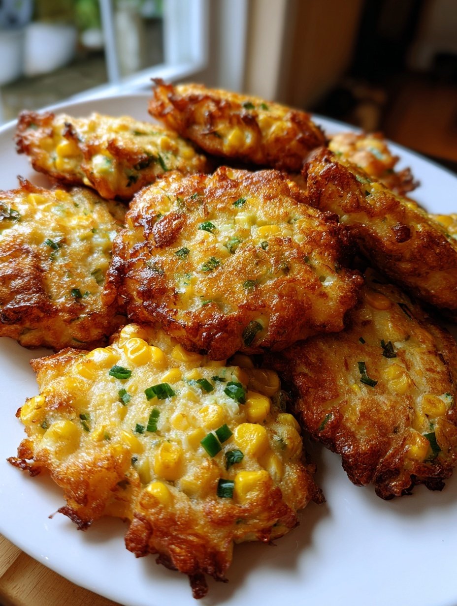 protein_cottage_kitchen 게시물 이미지: 🥞🌽 Cottage Cheese Corn Fritters – Crispy,...